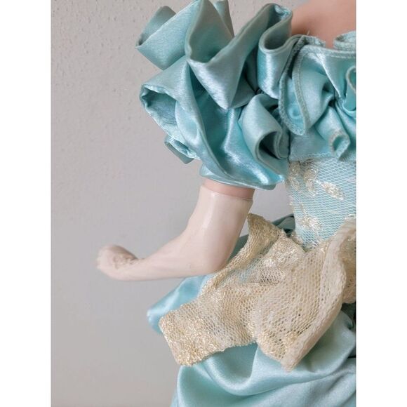 Franklin heirloom night at Opera Gibson Girl porcelain doll collectible - Picture 13 of 16